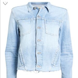 Lagence Janelle Cropped Denim Jacket small